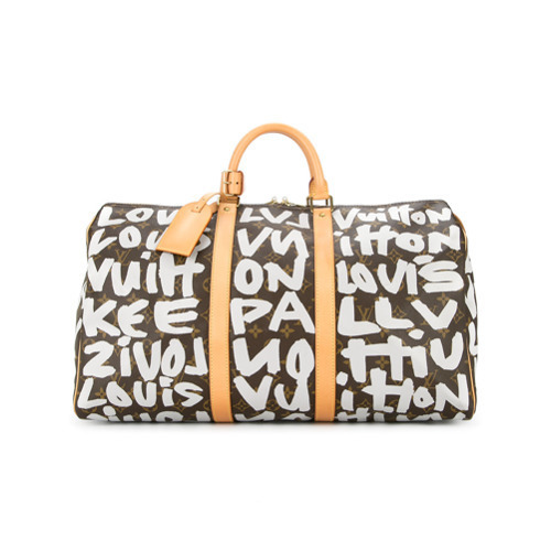 Louis Vuitton Vintage Keepall 50 Graffiti Travel Bag, $6,291