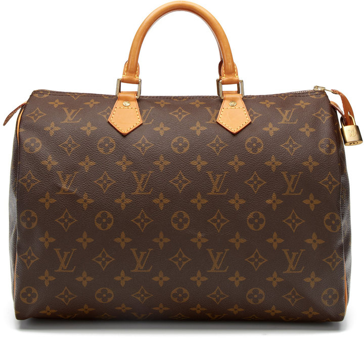 Speedy Monogram Bag Charm - Luxury S00 Brown