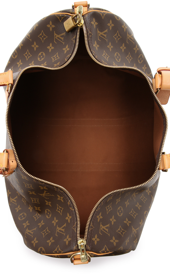 Louis Vuitton What Goes Around Comes Around Heritage Monogram Keepall 55 Bag