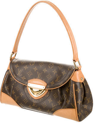 Beverly leather handbag Louis Vuitton Brown in Leather - 36573900