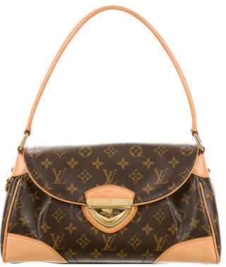 Brown Louis Vuitton Monogram Beverly MM Shoulder Bag