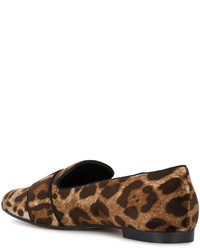 Dolce & Gabbana Leopard Print Loafers