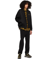 VERSACE JEANS COUTURE Black Gold Sketch Couture Shirt