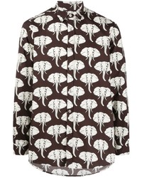 Waxman Brothers Lullo Elephant Print Shirt