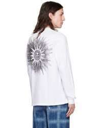 Amiri White Sun Long Sleeve T Shirt