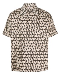 Valentino Garavani Toile Iconographe Pattern Polo Shirt