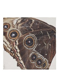 Givenchy Butterfly Print Silk Chiffon Scarf