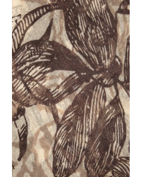 Chan Luu Printed Cashmere And Silk Blend Scarf