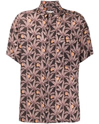 Nanushka Adam Palm Tree Pattern Shirt