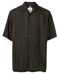 Oamc Printed Design Short Sleeve Shirt