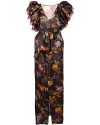 Rosie Assoulin Floral Print Gown