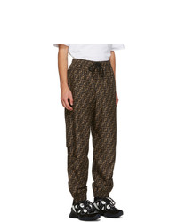 Fendi Black And Brown Forever Lounge Pants
