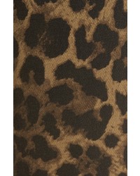 Pam & Gela Distressed Leopard Print Sweatpants