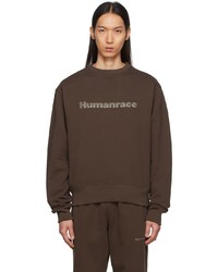 adidas x Humanrace by Pharrell Williams Brown Humanrace Tonal Logo Sweatshirt