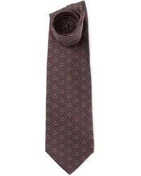 Hermes Herms Vintage Printed Tie