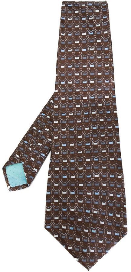 Lanvin Vintage Printed Tie, $71 | farfetch.com | Lookastic
