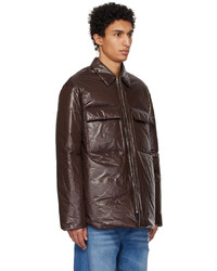 Jil Sander Brown Down Jacket