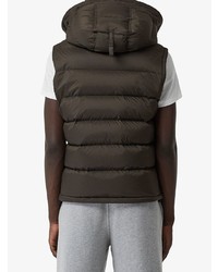 Burberry Detachable Sleeve Down D Hooded Puffer Jacket