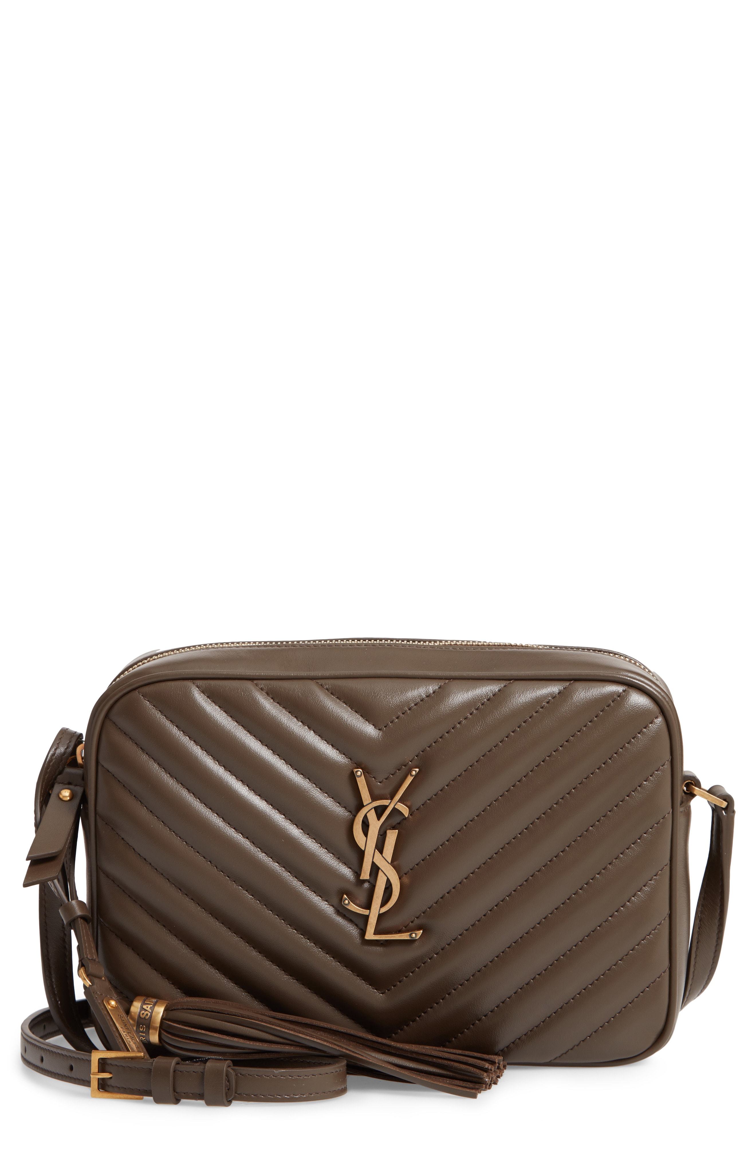 saint laurent lou quilted camera bag