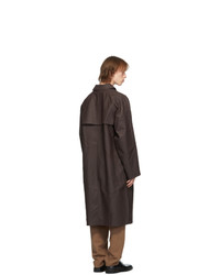Kassl Editions Brown Rubber Original Long Coat
