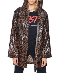 Pam & Gela Leopard Print Raincoat
