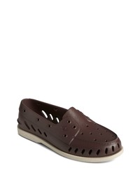 Dark Brown Rubber Boat Shoes