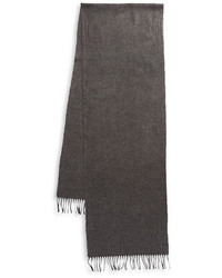 Black Brown 1826 Textured Checked Scarf