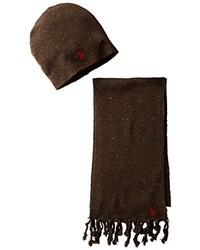U.S. Polo Assn. Donegal Hat And Scarf Set