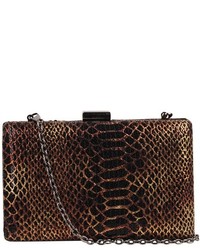 Armitage Avenue Snake And Sequin Clutch