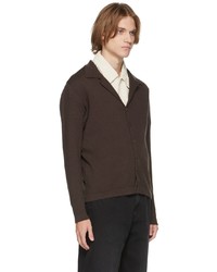 Second/Layer Brown Pistolero Ribbed Cardigan