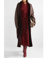 The Row Nooman Oversized Belted Shearling Coat