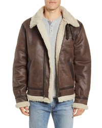 Alpha Industries B 3 Faux Shearling Bomber Jacket