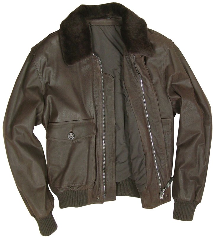 Forzieri Dark Brown Genuine Leather Bomber Jacket, $698 | Forzieri ...