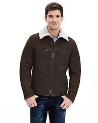 Genuine Brown Shearling Jacket