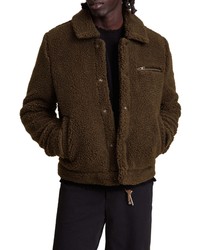 AllSaints Als Fleece Wool Jacket