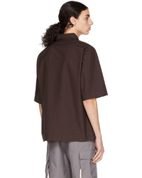 3MAN Brown Cotton Shirt