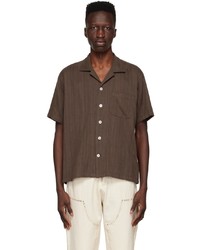 Karu Research Brown Cotton Shirt