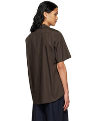 The Row Brown Giuseppe Shirt
