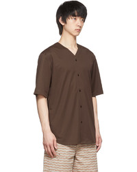 Acne Studios Brown Polyester Shirt