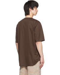 Acne Studios Brown Polyester Shirt