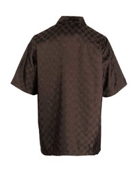 Misbhv Monogram Pattern Short Sleeve Shirt