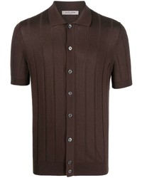 Fileria Ribbed Short Sleeved Polo Shirt