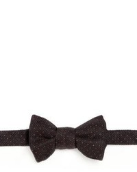 Dark Brown Silk Bow-tie