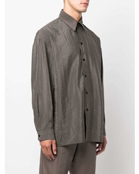 Lemaire Silk Blend Textured Shirt