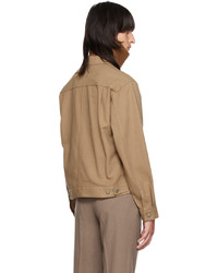The Letters Brown Work Tuck Jacket