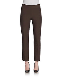 Eileen Fisher Stretch Crepe Cropped Slim Pants