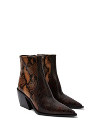 Topshop Honour Pointed Toe Western Boot