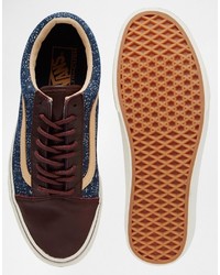 Vans Old Skool Sneakers In Brown V4o7ire