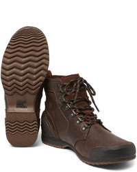 Sorel Ankeny Waterproof Leather And Rubber Boots