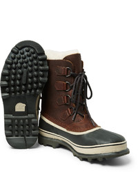 Sorel Caribou Waterproof Full Grain Leather And Rubber Snow Boots
